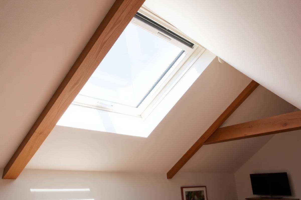 Pose de fenêtres de toit / Velux